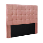 Cabeceira Decorativa King Size 1 95m Tropea Veludo Rosa G63 -