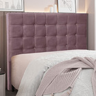 Cabeceira Decorativa King Size 1 95m Tropea Veludo Uva G63 -