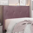 Cabeceira Decorativa King Size 1 95m Yves Veludo Uva G63 - Gr