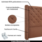 Cabeceira Decorativa King Size 2 19m Loewe Veludo Cobre - Gra