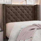 Cabeceira Decorativa King Size 2 19m Loewe Veludo Marrom G63