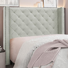 Cabeceira Decorativa King Size 2 19m Loewe Veludo Prata G63 -