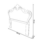 Cabeceira Decorativa Módena Queen Size Bege/dourada G71 - Gra