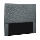 Cabeceira Decorativa Queen Size 1 60m Baelon Veludo Cinza G63