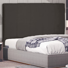 Cabeceira Decorativa Queen Size 1 60m Erza Suede Café G63 - G