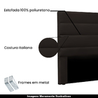 Cabeceira Decorativa Queen Size 1 60m Guess Pu Marrom G63 - G