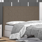 Cabeceira Decorativa Queen Size 1 60m Tàzio Suede Caramelo G6
