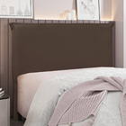 Cabeceira Decorativa Queen Size 1 60m Trento Veludo Marrom G6