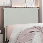 Cabeceira Decorativa Queen Size 1 60m Trento Veludo Prata G63
