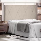 Cabeceira Decorativa Queen Size 1 60m Yves Suede Bege G63 - G