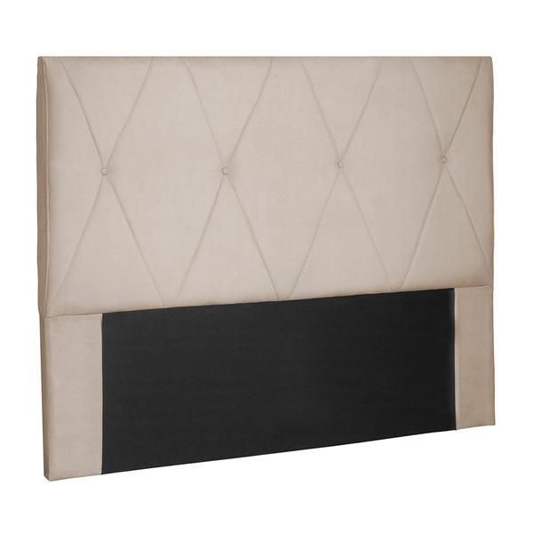 Cabeceira Decorativa Queen Size 1 60m Yves Suede Bege G63 - G