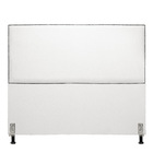 Cabeceira Denver Para Cama Box Casal 140 Cm Bouclé Off White