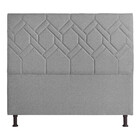 Cabeceira Diamante Casal 140cm Estofada Linho - Star Confort