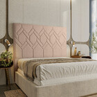 Cabeceira Diamante King 195cm Linho Castor - Star Confort