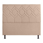 Cabeceira Diamante King 195cm Linho Castor - Star Confort