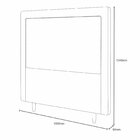 Cabeceira Dinamarca 100cm New Plus Camurça