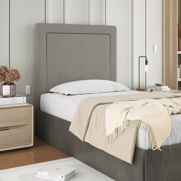 Cabeceira Dinamarca 100cm New Plus Camurça