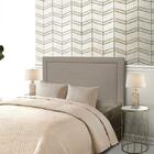 Cabeceira Dinamarca New Plus Casal 1400mm Suede Bege - Simbal