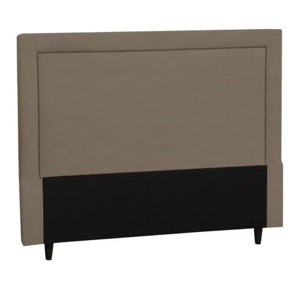 Cabeceira Dinamarca New Plus Casal 1400mm Suede Marrom Taupe