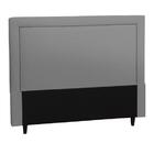 Cabeceira Dinamarca New Plus King Size 1950mm Linho Chumbo -