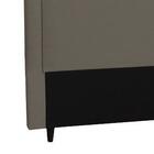 Cabeceira Dinamarca New Plus Solteiro 900mm Veluso Slim Choco