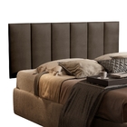 Cabeceira Dobrável Estofada Queen Eveline Marrom
