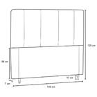 Cabeceira Donna Casal 140cm Suede Bege