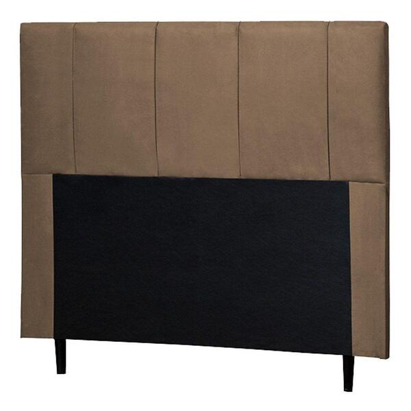Cabeceira Donna Casal King 193cm Suede Bege