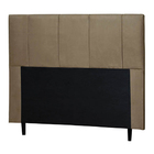 Cabeceira Donna Para Cama Box Queen 160 Cm Suede Bege -  D'ro