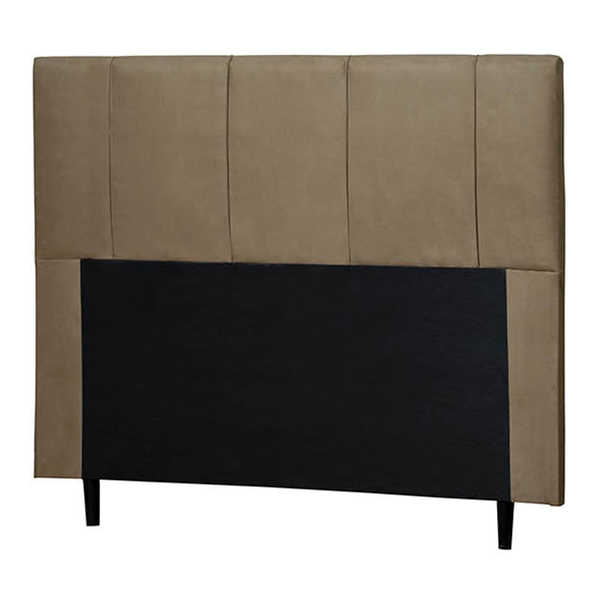 Cabeceira Donna Para Cama Box Queen 160 Cm Suede Bege -  D'ro