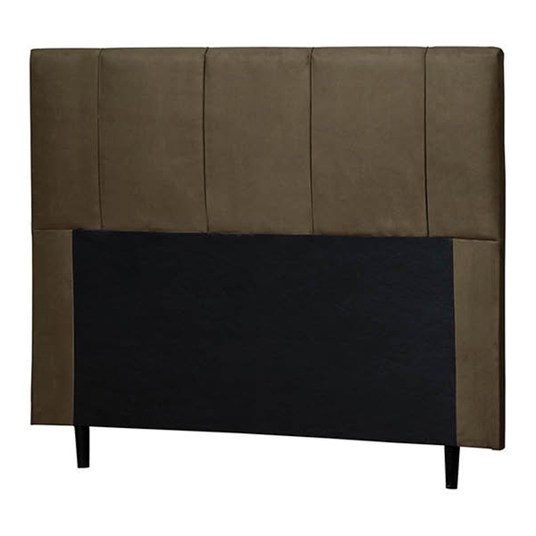 Cabeceira Donna Para Cama Box Queen 160 Cm Suede Marrom -  D'