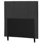 Cabeceira Donna Solteiro 90cm Suede Cinza