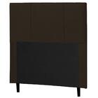 Cabeceira Donna Solteiro 90cm Suede Marrom