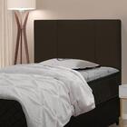 Cabeceira Donna Solteiro 90cm Suede Marrom