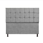 Cabeceira Dubai 90cm Cinza