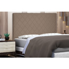Cabeceira Dubai Para Cama Box Casal 140 Cm Suede Caramelo S04