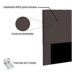 Cabeceira Dubai Para Cama Box Casal 140 Cm Suede S04 - D'ross