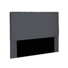 Cabeceira Dubai Para Cama Box Casal 140 Cm Suede S04 - D'ross