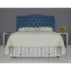Cabeceira Dunas De Cama Box Casal 138 Cm Azul Marinho