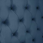 Cabeceira Dunas De Cama Box Casal 138 Cm Azul Marinho