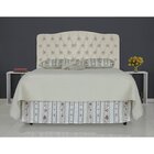 Cabeceira Dunas De Cama Box Queen 158 Cm Bege