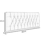 Cabeceira E Calçadeira Baú 158 Cm Imperatriz Suede Cinza