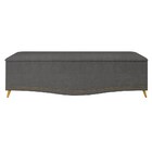 Cabeceira E Calçadeira Baú Cama Box Casal King Size Belize 19