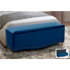 Cabeceira E Calçadeira Baú Cama Box Casal Queen Size Belize 1