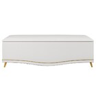 Cabeceira E Calçadeira Baú Cama Box Casal Queen Size Belize 1