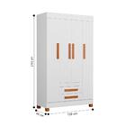 Cabeceira E Guarda Roupa Montevidéu Branco