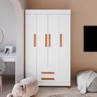 Cabeceira E Guarda Roupa Montevidéu Branco