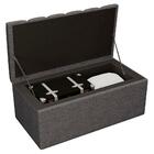 Cabeceira E Recamier Bau Solteiro 90 Cm Dalia Linho Artte