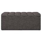 Cabeceira E Recamier Bau Solteiro 90 Cm Dalia Linho Artte