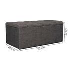 Cabeceira E Recamier Bau Solteiro 90 Cm Dalia Linho Artte